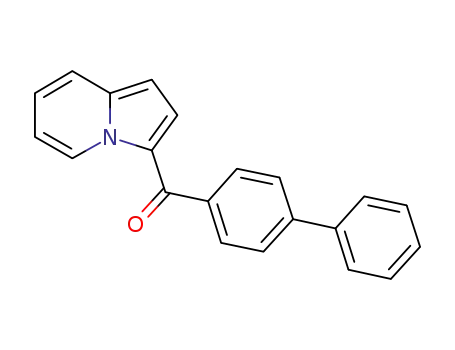 3-(4-phenylbenzoyl)indolizine