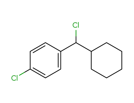 Molecular Structure of 100614-59-3 (Benzene, 1-chloro-4-(chlorocyclohexylmethyl)-)