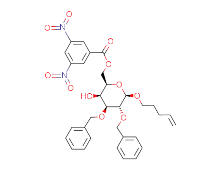 pent-4-enyl 2,3-di-O-benzyl-6-O-(3,5-dinitrobenzoyl)-β-D-galactopyranoside