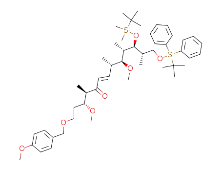 (3R,4R,8S,9S,10S,11S,12S)-11-(tert-butyldimethylsilyloxy)-13-(tert-butyldiphenylsilyloxy)-3,9-dimethoxy-1-(4'-methoxybenzyloxy)-4,8,10,12-tetramethyl-6-tridecen-5-one