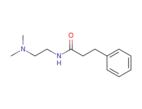 Molecular Structure of 63224-24-8 (N-[2-(dimethylamino)ethyl]-3-phenylpropanamide)