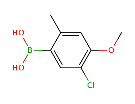 (5-CHLORO-4-METHOXY-2-METHYLPHENYL)붕산