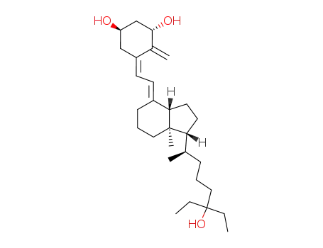 Molecular Structure of 97473-92-2 (1,25-dihydroxy-26,27-dimethylcholecalciferol)