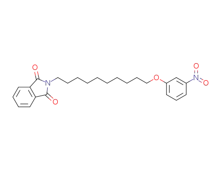 Molecular Structure of 1245921-37-2 (2-[10-(3-nitrophenoxy)decyl]-1H-isoindole-1,3(2H)-dione)