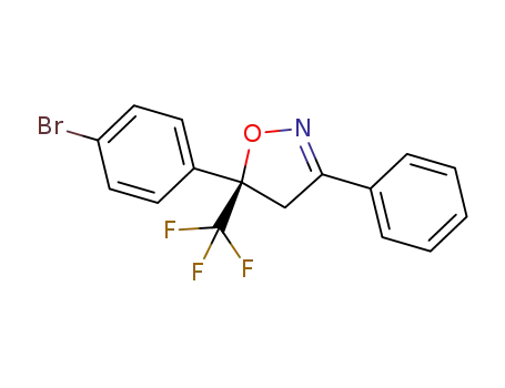 (R)-5-(4-bromophenyl)-5-(trifluoromethyl)-4,5-dihydro-3-phenylisoxazole