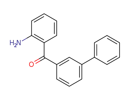 Molecular Structure of 121168-49-8 (Methanone, (2-aminophenyl)[1,1'-biphenyl]-3-yl-)