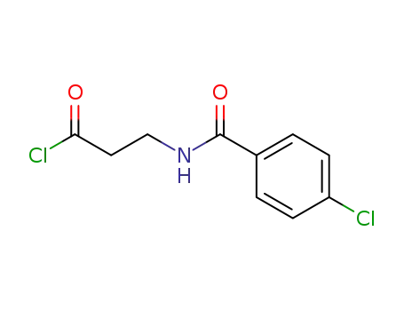 Molecular Structure of 755024-79-4 (3-[(4-chlorobenzoyl)amino]propanoyl chloride)