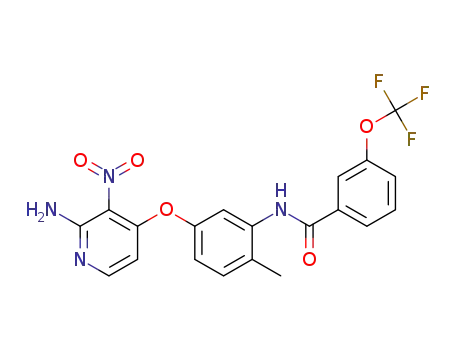 N-(5-(2-amino-3-nitropyridin-4-yloxy)-2-methylphenyl)-3-(trifluoromethoxy)benzamide