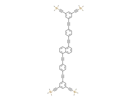 1,5-bis-[4-(3,5-bis-trimethylsilanylethynyl-phenylethynyl)-phenylethynyl]-naphthalene