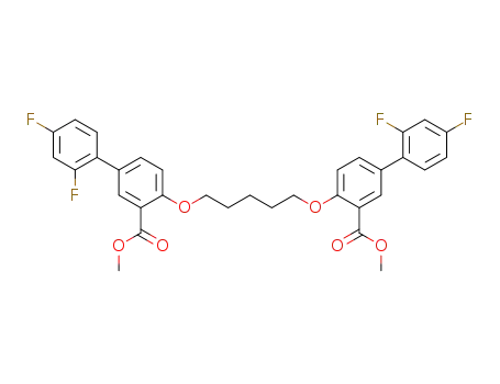 Molecular Structure of 627907-94-2 (C<sub>33</sub>H<sub>28</sub>F<sub>4</sub>O<sub>6</sub>)