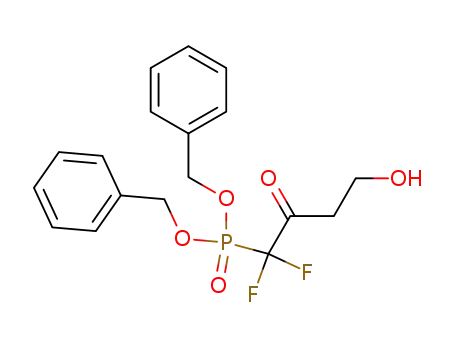 dibenzyl (1,1-difluoro-4-hydroxy-2-oxobutyl)phosphonate