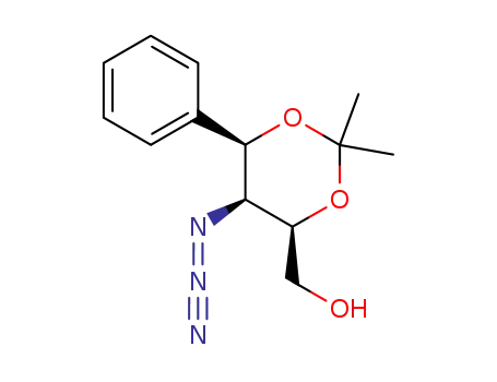 1,3-Dioxane-4-methanol, 5-azido-2,2-dimethyl-6-phenyl-, (4R,5S,6R)-