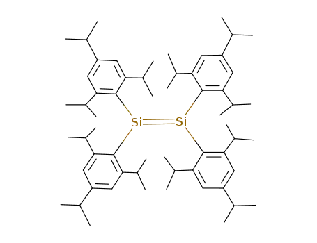 Molecular Structure of 114057-47-5 (Disilene, tetrakis[2,4,6-tris(1-methylethyl)phenyl]-)