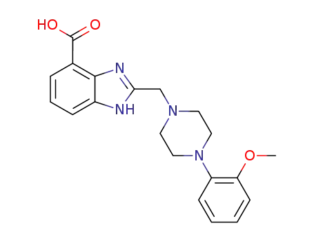 2-[[4-(o-methoxyphenyl)piperazin-1-yl]methyl]benzimidazole-4-carboxylic acid