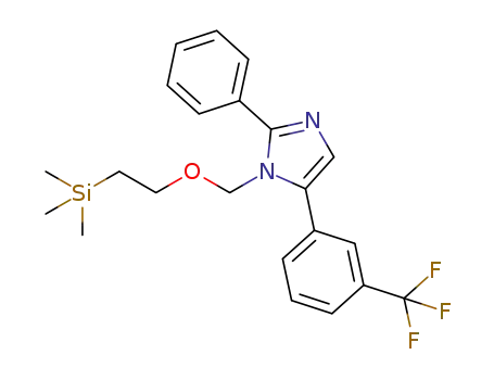 2-phenyl-5-(3-(trifluoromethyl)phenyl)-1-((2-(trimethylsilyl)ethoxy)methyl)-1H-imidazole