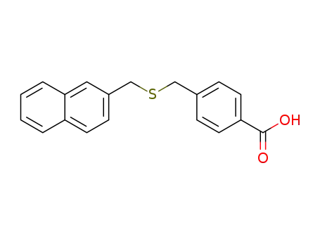 4-((naphthalen-2-ylmethylthio)methyl)benzoic acid