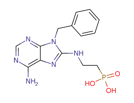 [2-(6-amino-9-benzyl-9H-purin-8-ylamino)-ethyl]-phosphonic acid