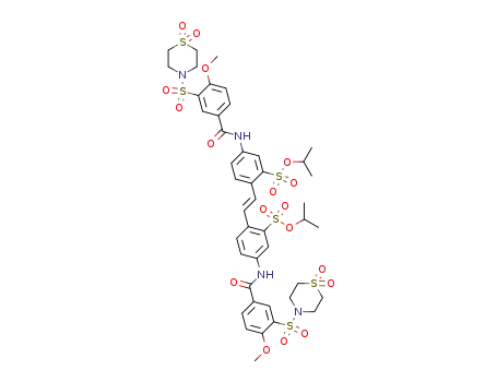 C<sub>44</sub>H<sub>52</sub>N<sub>4</sub>O<sub>18</sub>S<sub>6</sub>