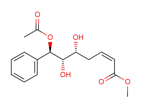 (Z)-(5R,6S,7R)-7-Acetoxy-5,6-dihydroxy-7-phenyl-hept-2-enoic acid methyl ester