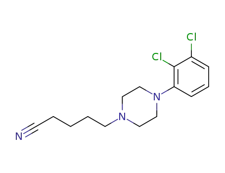 Molecular Structure of 486393-37-7 (1-Piperazinepentanenitrile, 4-(2,3-dichlorophenyl)-)