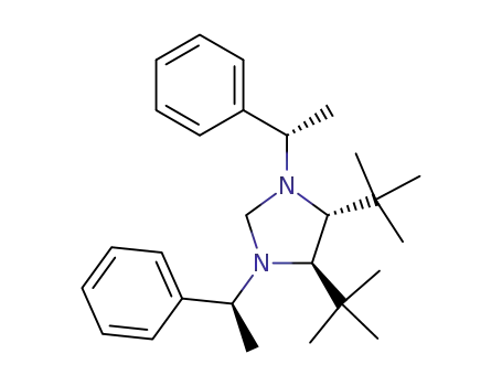 Imidazolidine, 4,5-bis(1,1-dimethylethyl)-1,3-bis[(1S)-1-phenylethyl]-,
(4R,5R)-