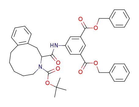 2-[[[3,5-bis(benzyloxycarbonyl)phenyl]amino]carbonyl]-N-(tert-butoxycarbonyl)-1,2,3,4,5,6,7,8-octahydro-3-benzazecine