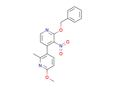 Molecular Structure of 503184-36-9 (3,4'-Bipyridine, 6-methoxy-2-methyl-3'-nitro-2'-(phenylmethoxy)-)