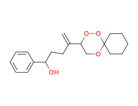 1-phenyl-4-(1,2,5-trioxa-spiro[5.5]undec-3-yl)-pent-4-en-1-ol