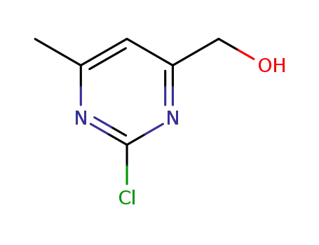 Molecular Structure of 181363-21-3 (4-Pyrimidinemethanol, 2-chloro-6-methyl-)