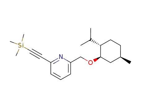 2-[(L)-menthyloxymethyl]-6-(trimethylsilylethynyl)pyridine