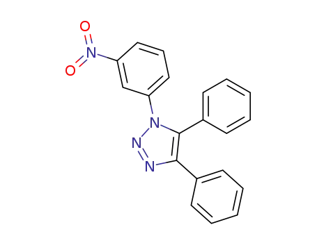 Molecular Structure of 33471-64-6 (1-(3-Nitrophenyl)-4,5-diphenyl-1H-1,2,3-triazole)
