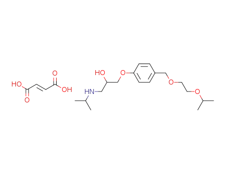 Molecular Structure of 105878-43-1 (bisoprolol Fumarate)