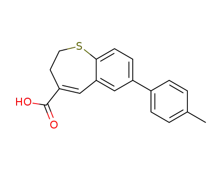 7-(4-methylphenyl)-2,3-dihydro-1-benzothiepine-4-carboxylic acid