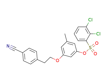 2,3-dichlorobenzenesulfonic acid 3-[2-(4-cyanophenyl)ethoxy]-5-methylphenyl ester