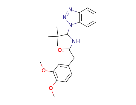 N-[1-(1H-Benzotriazol-1-yl)-2,2-dimethylpropyl]-3,4-dimethoxybenzeneacetamide