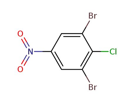 Molecular Structure of 20098-47-9 (Benzene, 1,3-dibromo-2-chloro-5-nitro-)