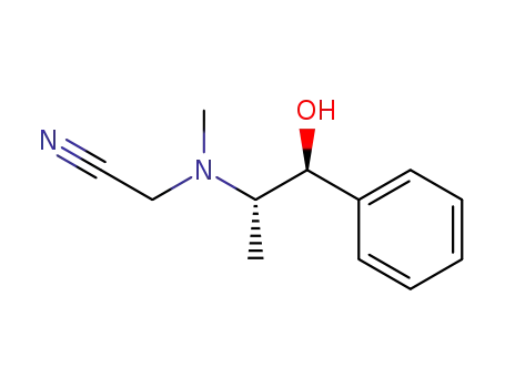 Molecular Structure of 182211-07-0 ((1S,2S)-N-cyanomethyl-pseudoephedrine)