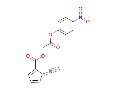 p-nitrophenyl (1-diazocyclopenta-2,4-dien-2-ylcarbonyloxy)acetate