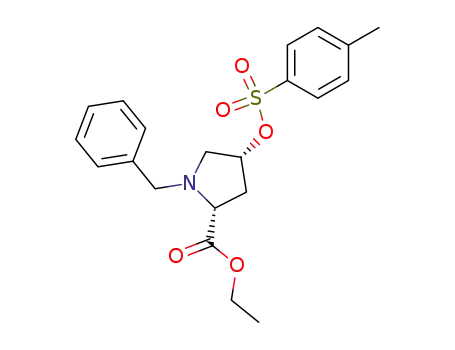 ethyl (2R,4R)-1-benzyl-4-(4-methylphenylsulfonyloxy)prolinate