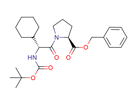 (S)-benzyl 1-((R)-2-(tert-butoxycarbonylamino)-2-cyclohexylacetyl)pyrrolidine-2-carboxylate