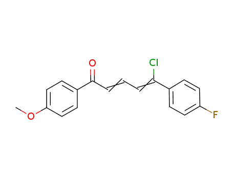 5-chloro-5-(4-fluorophenyl)-1-(4-methoxyphenyl)penta-2,4-dien-1-one