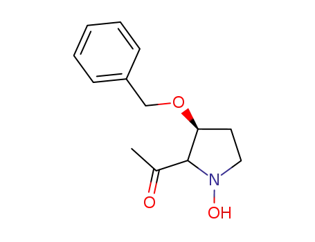 1-((3S)-3-(benzyloxy)-1-hydroxypyrrolidin-2-yl)ethanone
