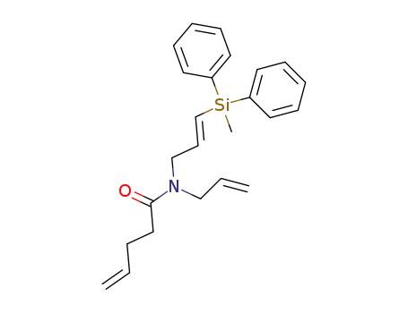 Pent-4-enoic acid allyl-[(E)-3-(methyl-diphenyl-silanyl)-allyl]-amide