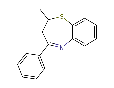 Molecular Structure of 74148-61-1 (1,5-Benzothiazepine, 2,3-dihydro-2-methyl-4-phenyl-)