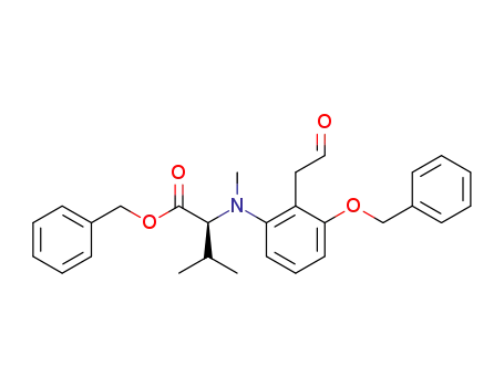 N-methyl-N-[3-benzyloxy-2-(2`-oxo-ethyl)]phenyl-(S)-valine benzyl ester