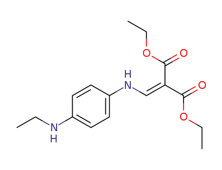 2-[(4-ethylaminophenylamino)methylene]malonic acid diethyl ester