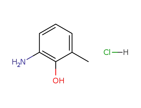 Molecular Structure of 78886-51-8 (Phenol,2-amino-6-methyl-, hydrochloride (1:1))