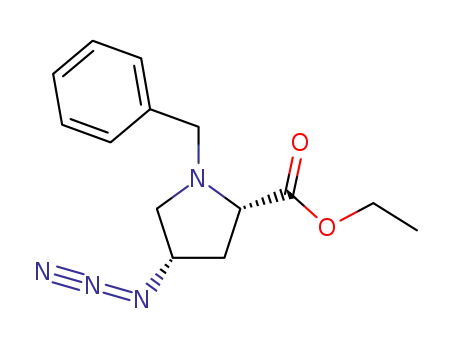 ethyl (2S,4S)-4-azido-1-benzylprolinate