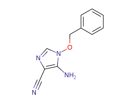 1H-Imidazole-4-carbonitrile, 5-amino-1-(phenylmethoxy)-