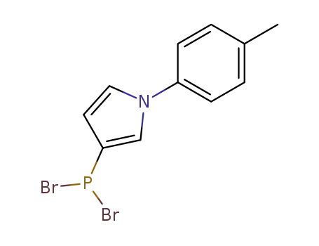 Molecular Structure of 445399-49-5 (C<sub>11</sub>H<sub>10</sub>Br<sub>2</sub>NP)